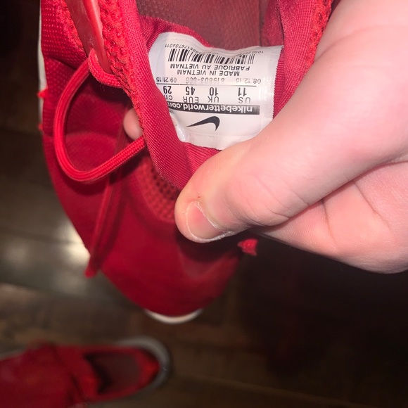 Red Nike Trainers - Picture 3 of 4